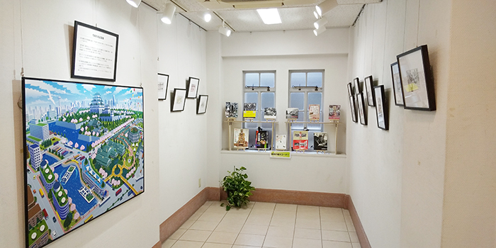 メ―チェーンプロジェクトイラスト展会場